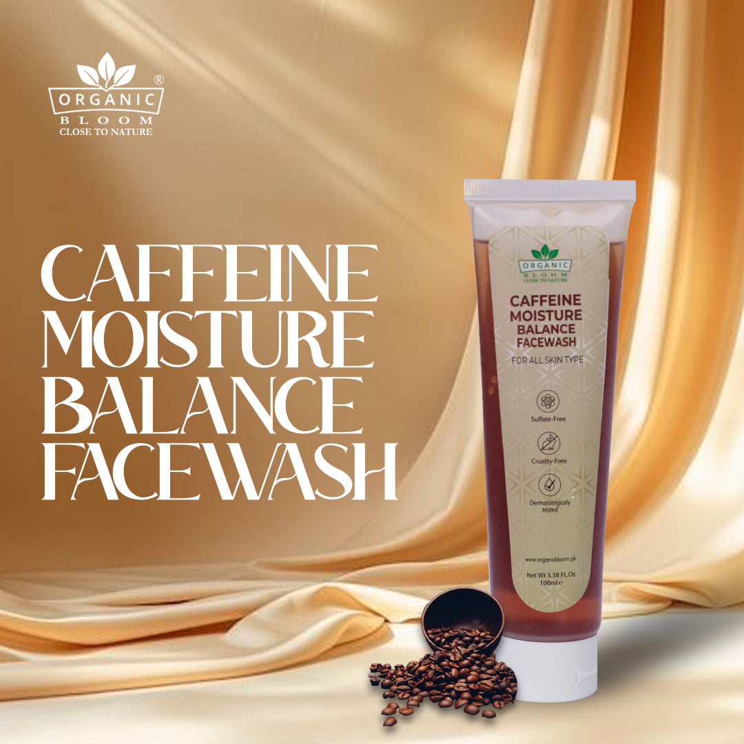 CAFFEINE MOISTURE BALANCE FACEWASH FOR ALL SKIN TYPES - Organicbloom.pk