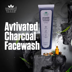ACTIVATED CHARCOAL FACEWASH FOR NORMAL TO DRY SKIN - Organicbloom.pk