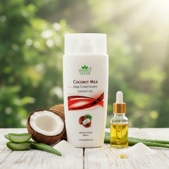 COCONUT MILK HAIR CONDITIONER - LEAVES HAIR SILKY WITHOUT LOSS OF VOLUME