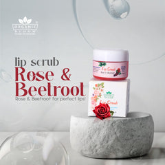 LIP SCRUB ROSE & BEETROOT - Organicbloom.pk
