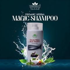 ORGANIC HERBAL MAGIC SHAMPOO - HAIR FALL + REGROWTH - Organicbloom.pk