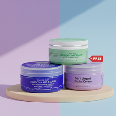 Neela Scrub + 5in1 Urgent Facial with FREE Green Clay Mask