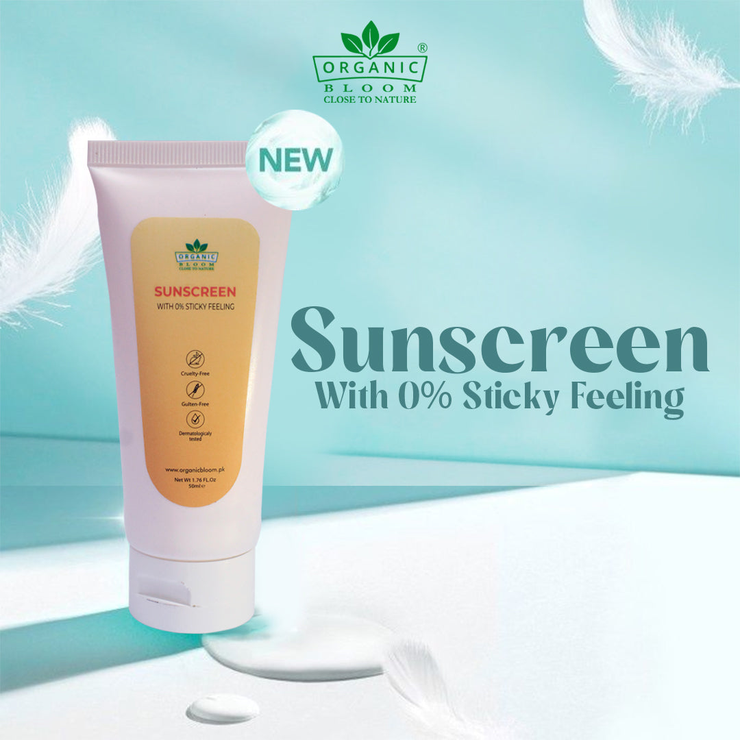 SUNSCREEN WITH 0% STICKY FEELING - Organicbloom.pk