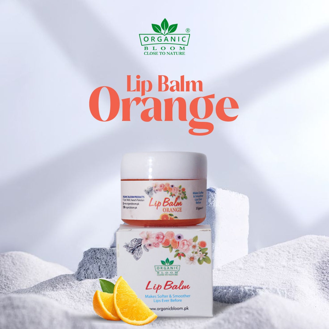 LIP BALM ORANGE - Organicbloom.pk