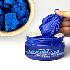 Foaming Sugar
Moroccan Neela Scrub
with Niacinamide & Kojid Acid - Organicbloom.pk