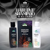 HAIR DYE SHAMPOO 5 IN 1 - 100% GREY COVERAGE BLACK COLOR - Organicbloom.pk