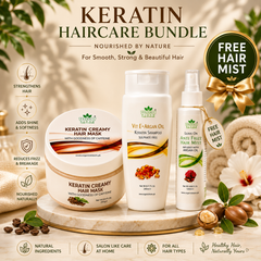 Keratin Mask + Argan Oil Keratin Shampoo With FREE Anti-Frizz Hair Mist