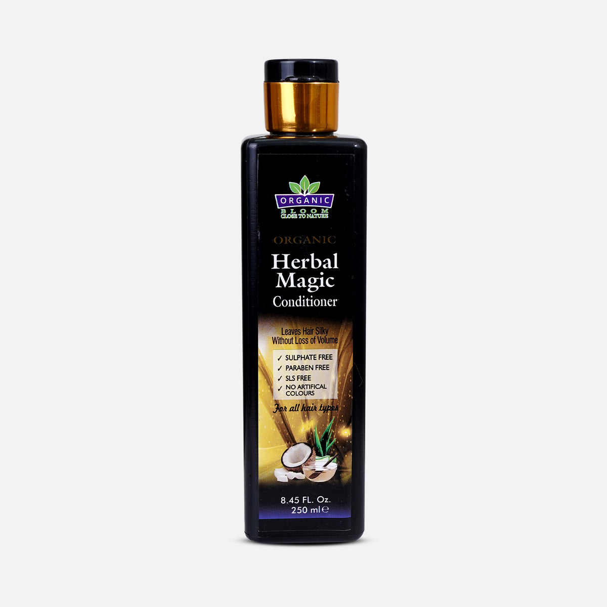 ORGANIC HERBAL MAGIC CONDITIONER - LEAVES HAIR SILKY WITHOUT LOSS OF VOLUME