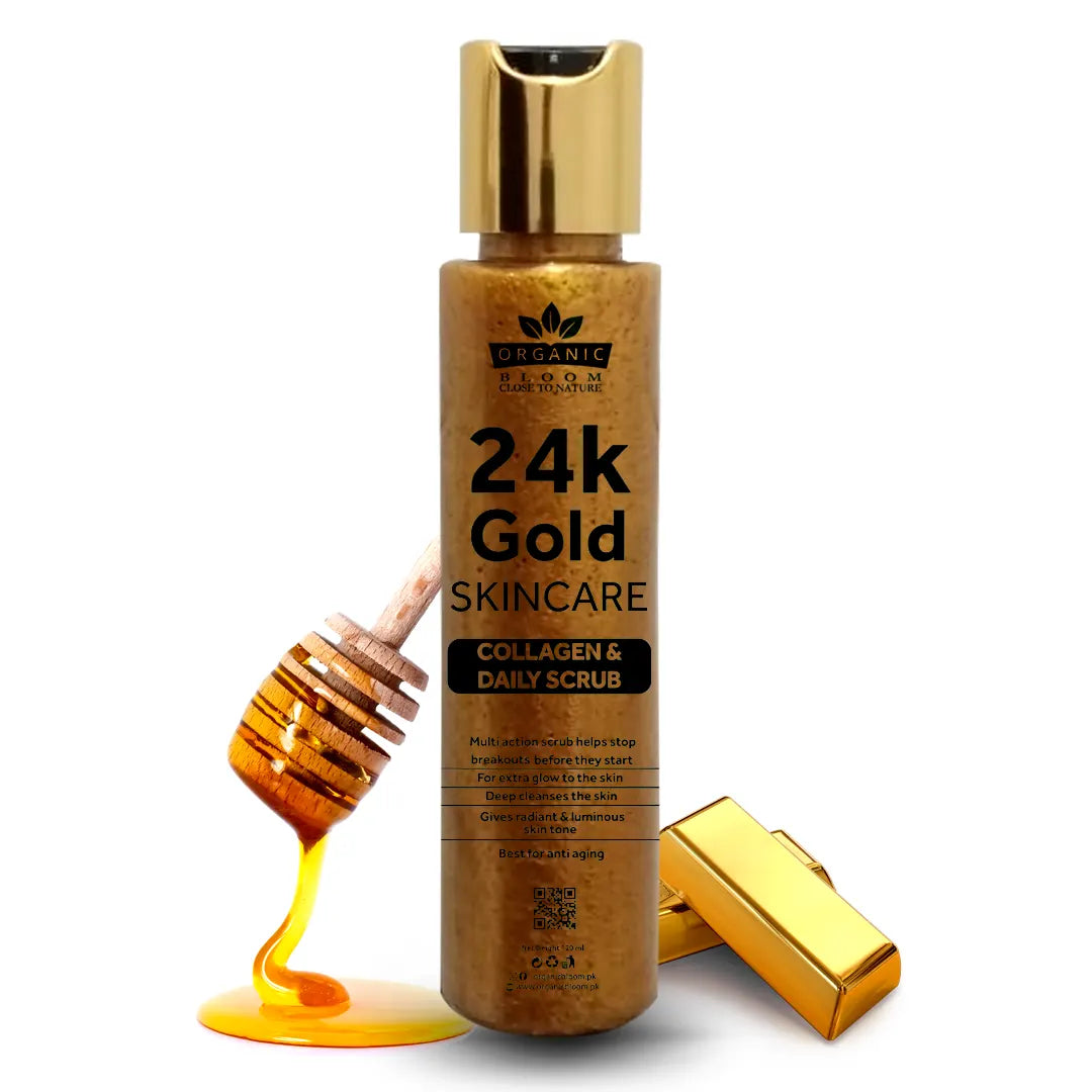 Organic Bloom 24k Gold Skincare Facewash 120ml