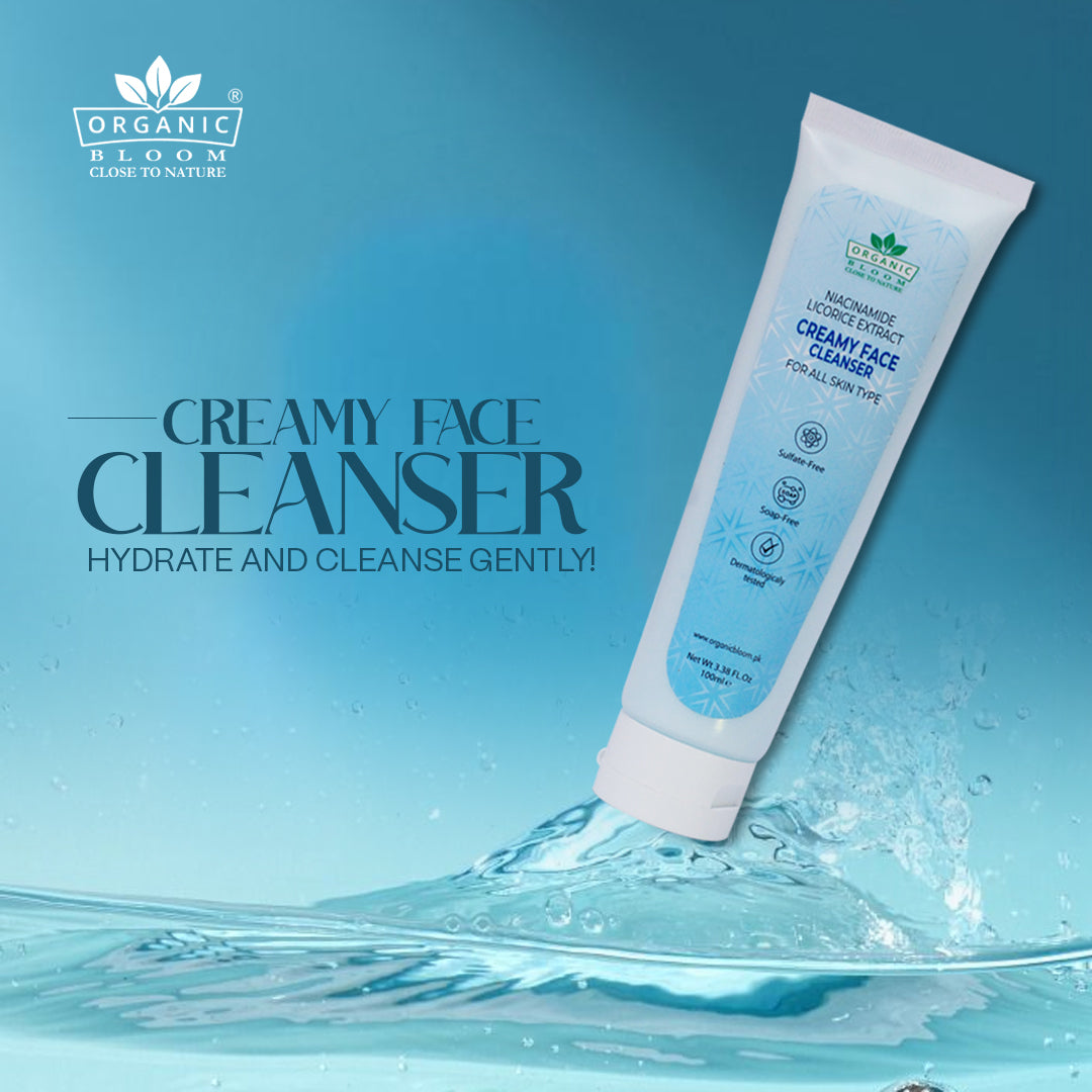 NIACINAMIDE LICORICE EXTRACT CREAMY FACE CLEANSER FOR ALL SKIN TYPES