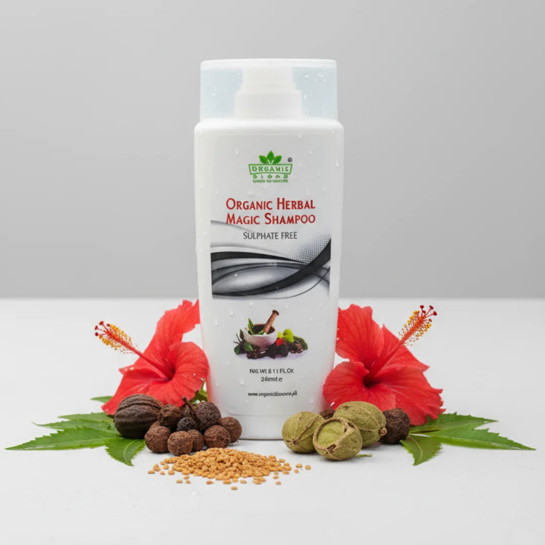 ORGANIC HERBAL MAGIC SHAMPOO - HAIR FALL + REGROWTH