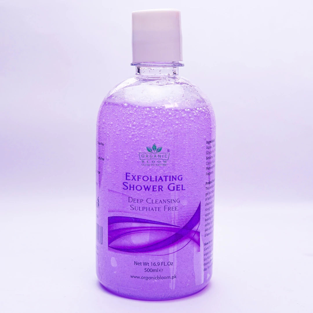 EXFOLIATING SHOWER GEL - DEEP CLEANSING (SULPHATE FREE)