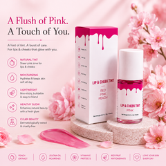 LIP & CHEEK HOT PINK TINT