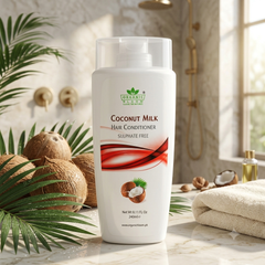 COCONUT MILK HAIR CONDITIONER - LEAVES HAIR SILKY WITHOUT LOSS OF VOLUME