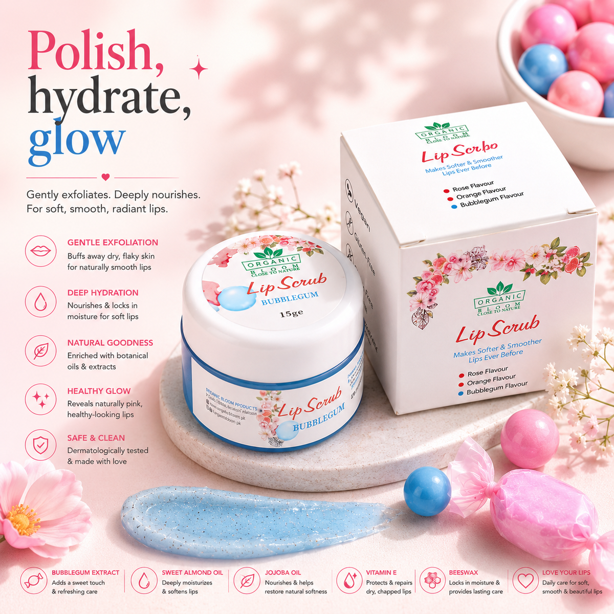 LIP SCRUB BUBBLEGUM
