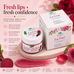 LIP SCRUB ROSE & BEETROOT
