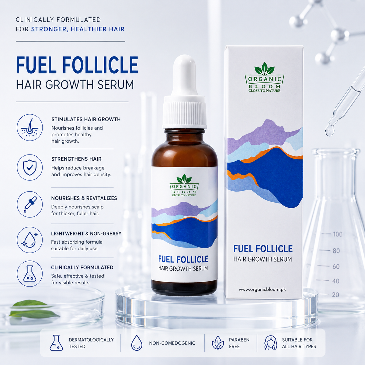 FUEL FOLLICLE HAIR GROWTH SERUM