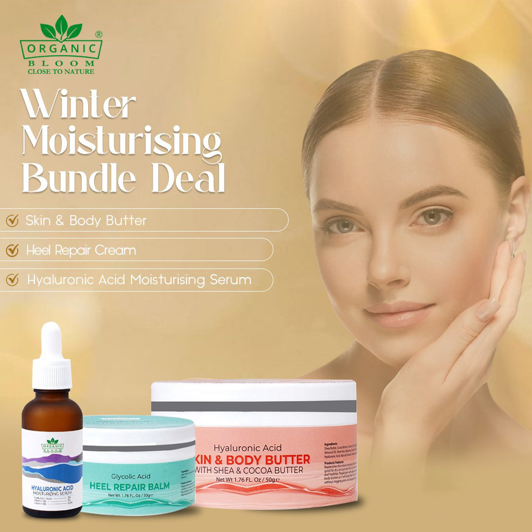 Winter Moisturising Deal ( Body Butter+ Heel Repair + Hylaruonic Serum)