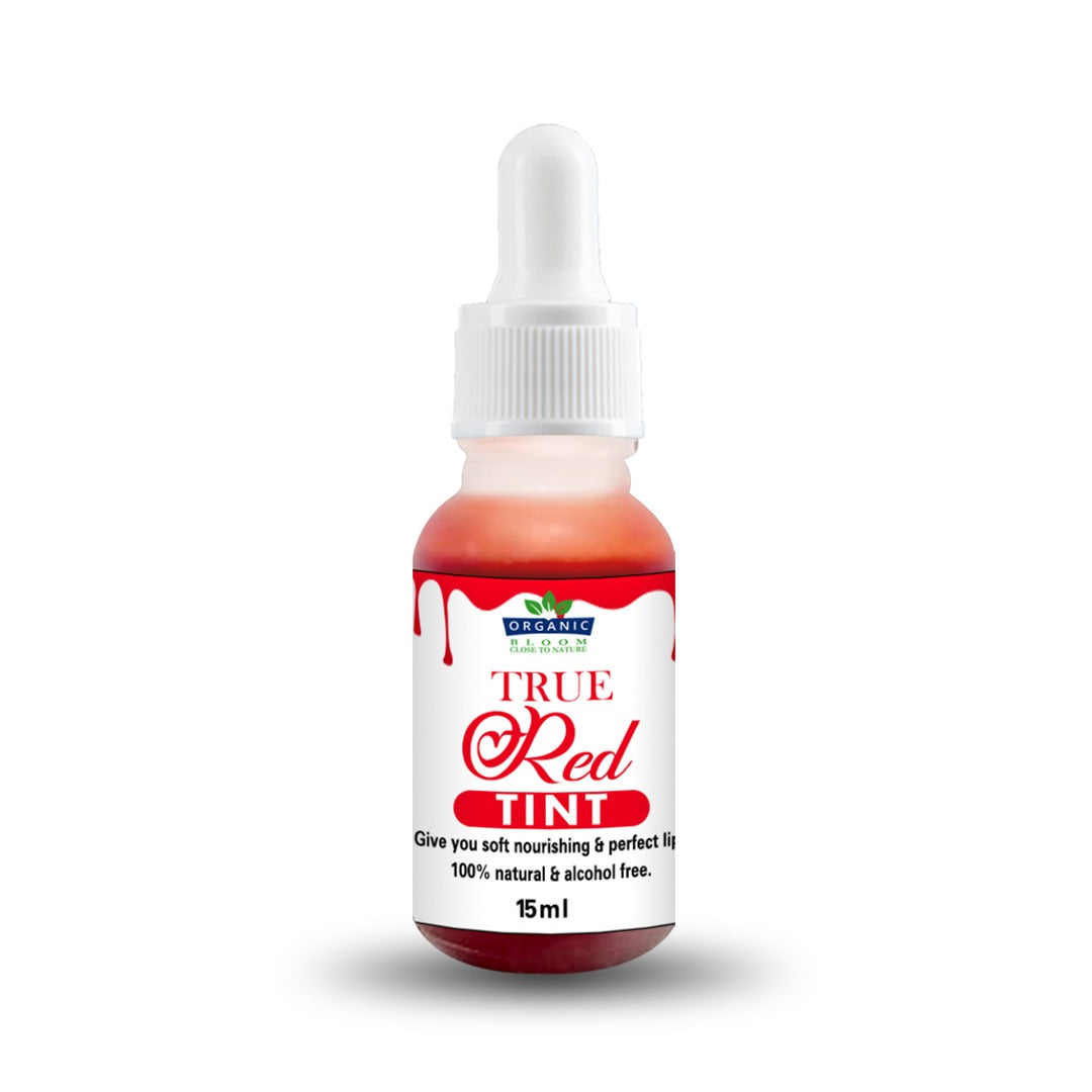 Organic Bloom Lip and Cheek Tint 15ml (Red, Pink & Peach)